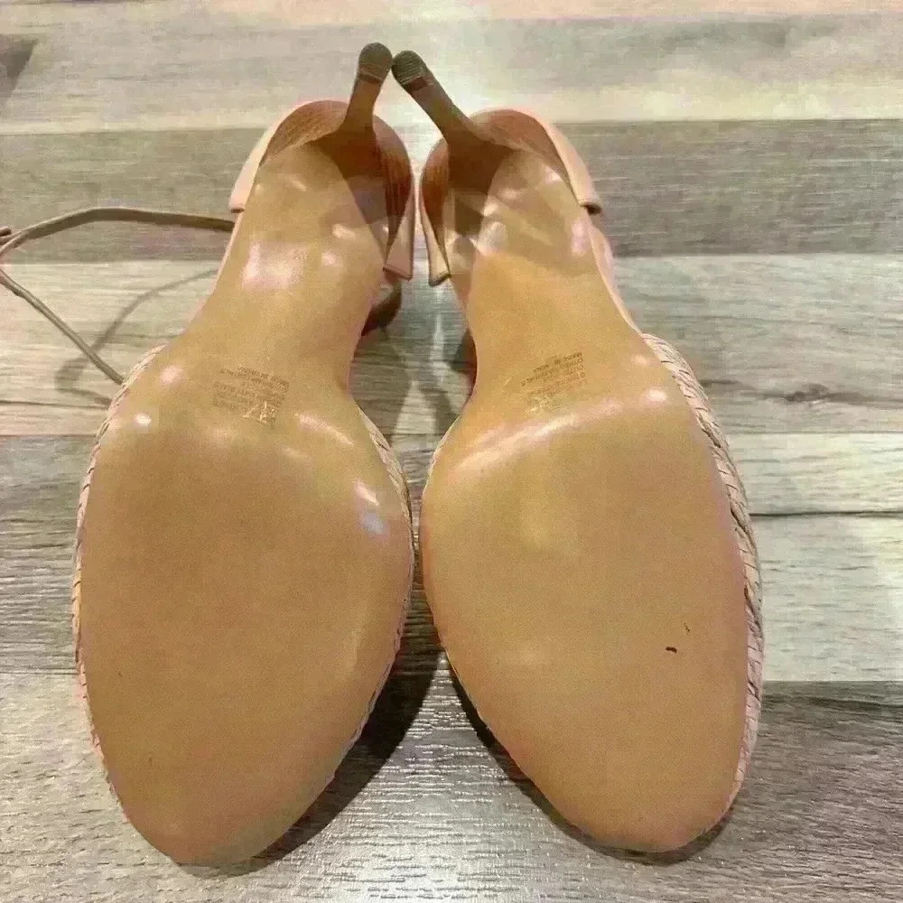 New Banana Republic Pumps Veronica Braided Leather Heels Pumps Size 9.5 - Picture 5 of 6